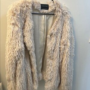 H&M Cream Teddy Jacket